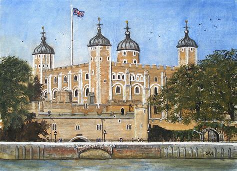 Tower Of London Painting By Carol Williams