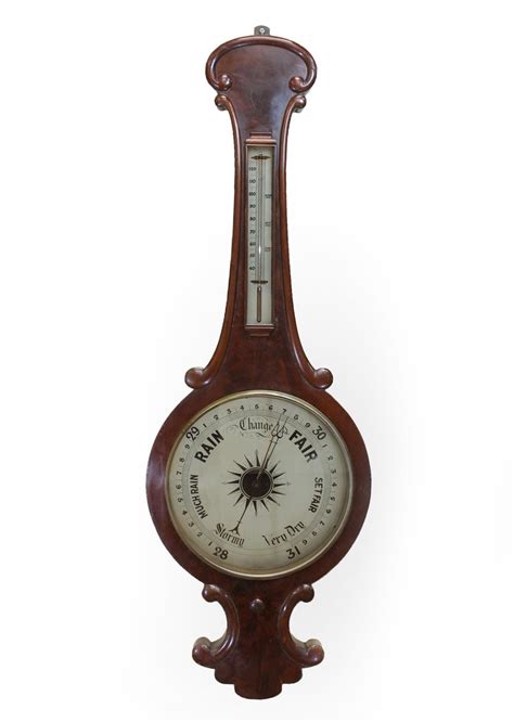 From 11:00 gmt on the 18th of december 2020 until 11:00 gmt on the 11th of january 2021. Antiques Atlas - Mahogany Barometer With A Translucent ...