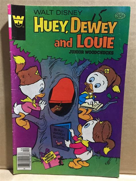 Comic Book Walt Disney Huey Dewey Louie Woodchucks X Marks The Shop