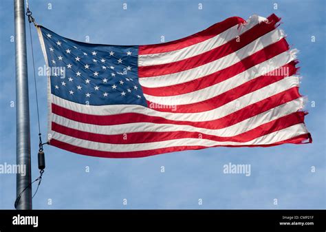Tattered American Flag Hi Res Stock Photography And Images Alamy