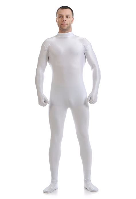 Nylon Black Zentai Suit Mens Full Body Zentai Bodysuits Adult Second