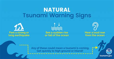 Natural Tsunami Warning Signs | Tsunami, Tsunami warning 