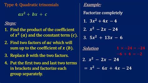Before the introduction and development of algebra, these patterns and relationships had to be expressed in words. Factorization of Algebraic Expressions _ Part 2 - YouTube