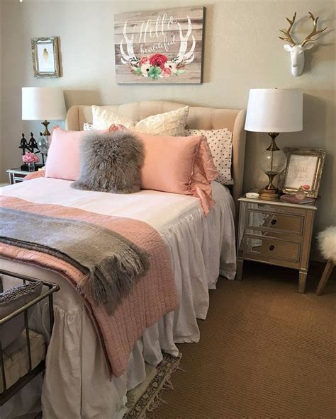 50+ amazing rooms that make us wish we were kids again 62 photos. Pink, Grey and White Bedding | Neutral Walls | Throw ...