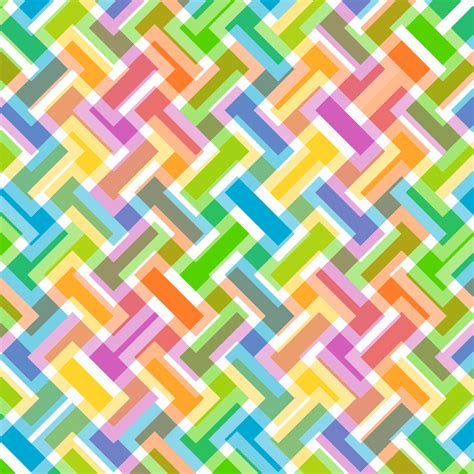 Clipart - Colorful Abstract Geometric Pattern Background
