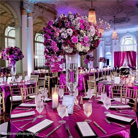 Inspiring Photo Of The Day Purple And Magenta Tablescape Magenta