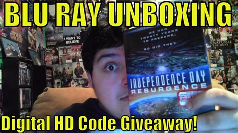 Independence Day Resurgence Blu Ray Unboxing Giveaway Closed Youtube
