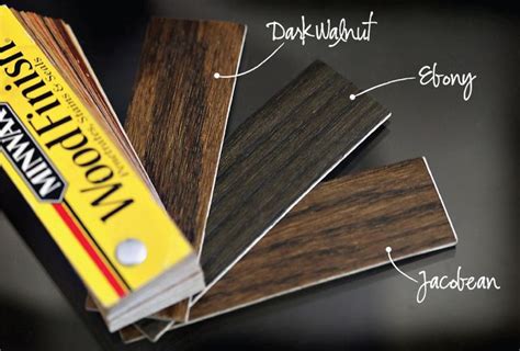 Ideal for unfinished wood furniture, cabinets, Minwax Ebony Stain 103930 | floor stain - mix of minwax ebo