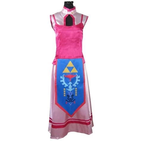 2017 The Legend Of Zelda Princess Zelda Cosplay Costume Zelda Dress In