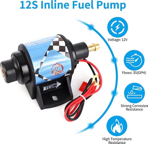 Buy Carbole 12s Universal 12v Electric Fuel Pump Heavy Duty Metal 4 7