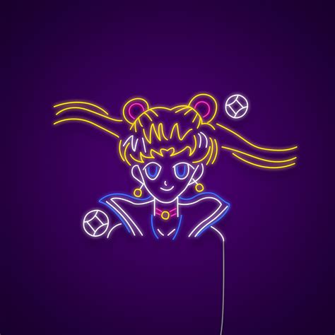 Sailor Moon Neon Sign Neon Led Light Made By Neonize