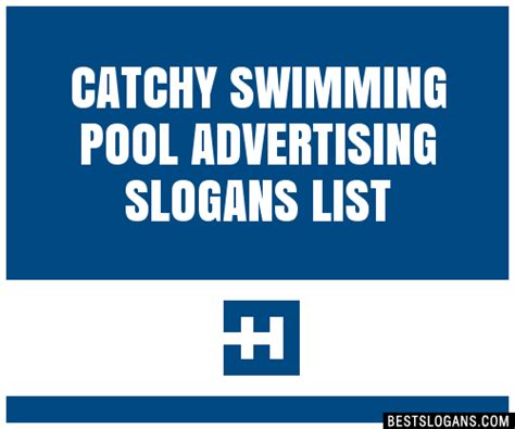 30 Catchy Swimming Pool Advertising Slogans List Taglines Phrases And Names 2021