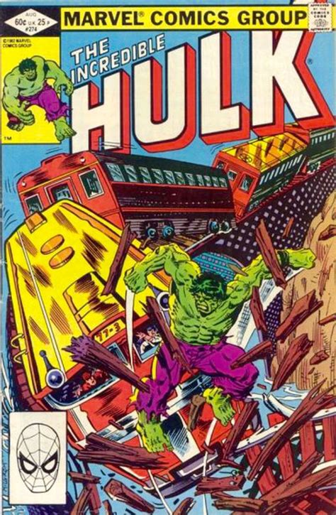 Incredible Hulk Vol 1 No 274 Aug 1982 Marvel Comics Vintage