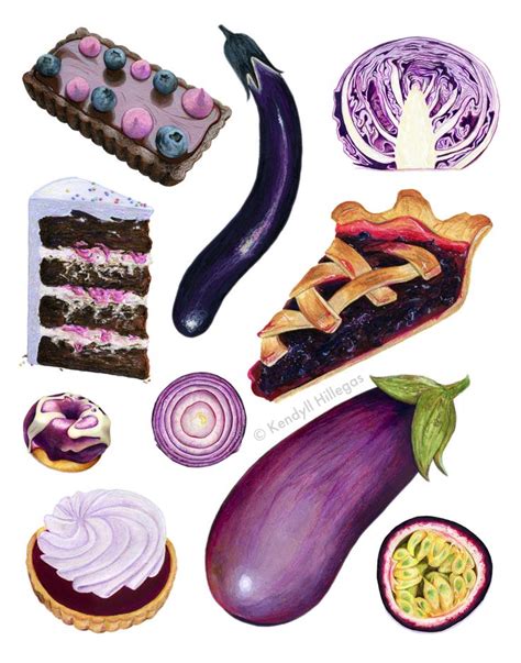 Kendyll Hillegas Food Illustrations Food Illustration Art Food Drawing