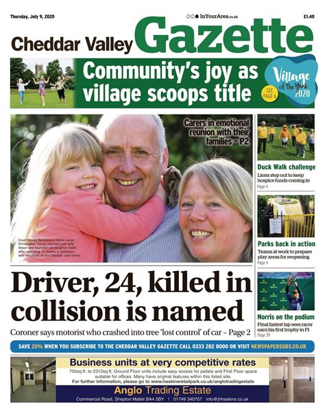 Cheddar Valley Gazette - 2020-07-09