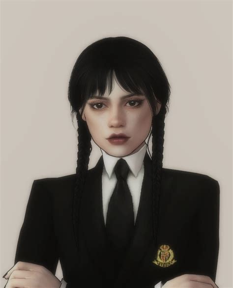 Wednesday Addams From Wednesday The Sims 4 By Sentlpede Sims 4 Sims