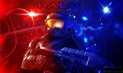 49 Halo Red Vs Blue Wallpaper On Wallpapersafari