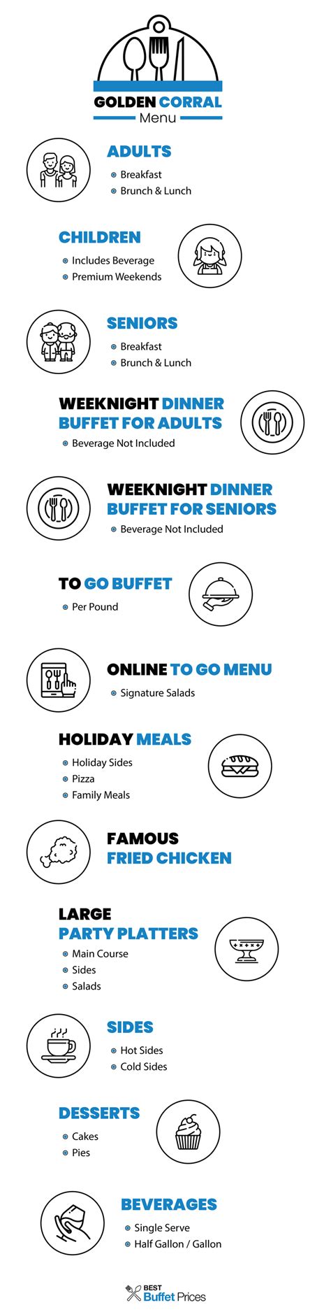 Be sure to ask at your nearest. Golden Corral Prices - Dine-In Menu, Take Out Menu, Order ...