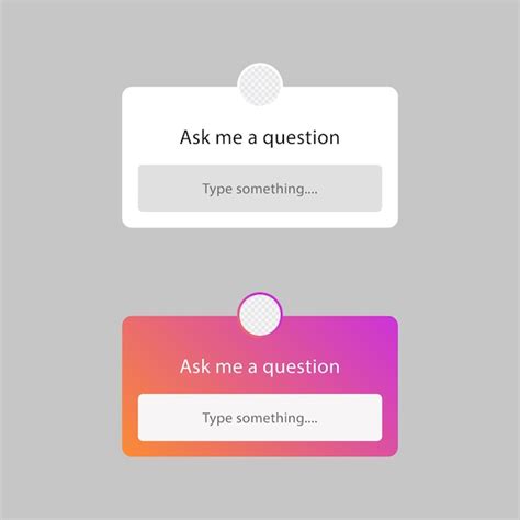 Premium Vector Ask Me A Question Frame For Instagram Stories Sticker