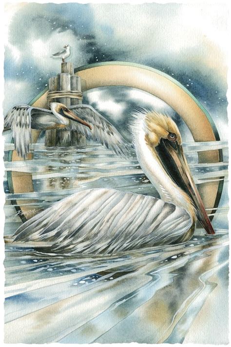 Sentinels Of The Sea By Jody Bergsma Animal Painter Bird Artwork