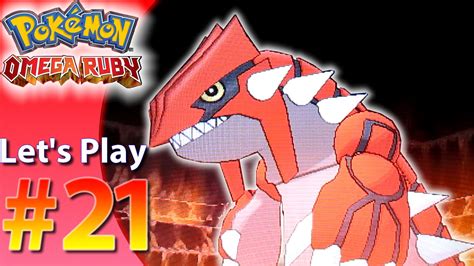 Pokémon Rubis Oméga Lets Play 21 Le Légendaire Groudon Youtube