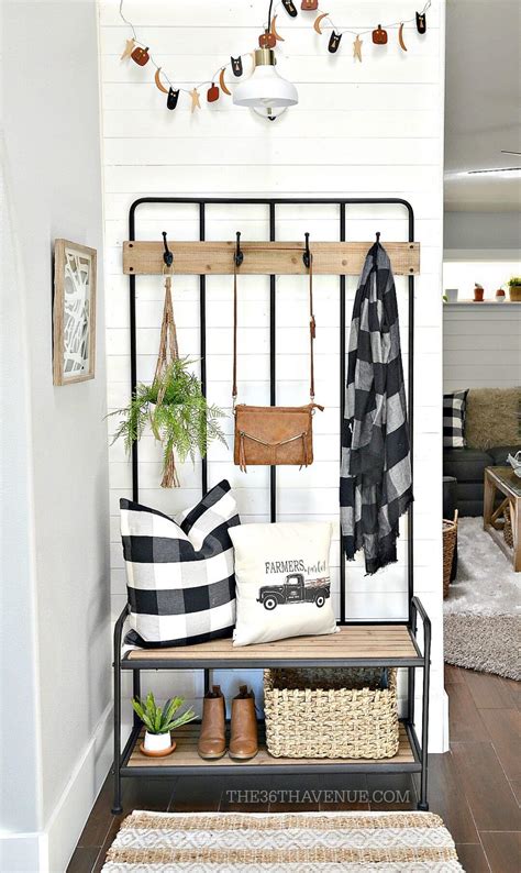 Westelm.com has been visited by 100k+ users in the past month Hall Tree in Black Metal and Wood — Homebnc