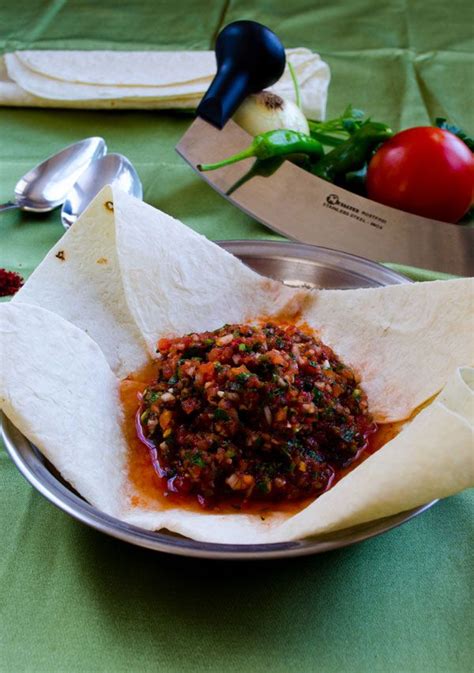 Turkish Spicy Ezme Salad Recipe Appetizer Recipes Meze Platter