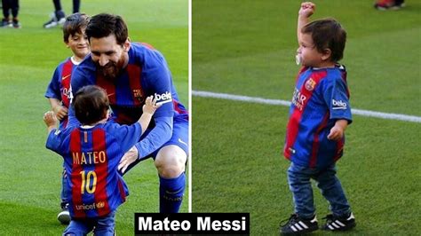These are images that the captain of the argentine national team shared on his vacation in miami. Lionel Messi's FC Barcelona Son "Mateo Messi" (2017 ...