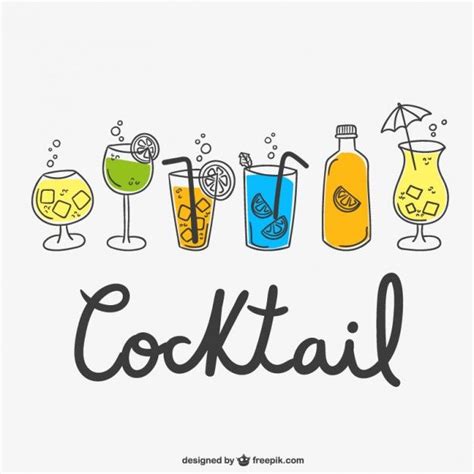 Download Download Cocktail Drawings Pack for free | Cocktails ...