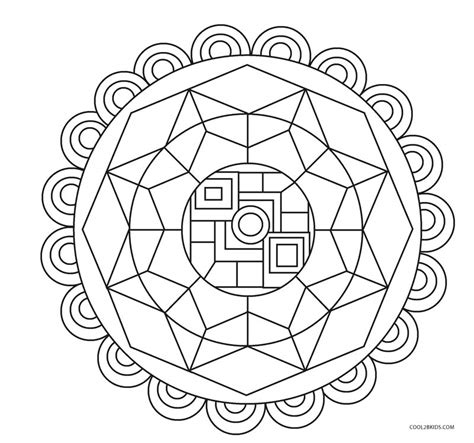 Learn colors, their names and relations with basic teaching materials such as color wheels and flash cards. Free Printable Geometric Coloring Pages for Kids