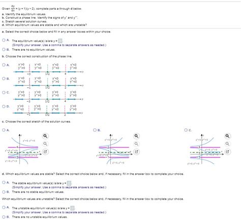 Solved Dy Given X Complete Parts A Through D Below A Chegg Com