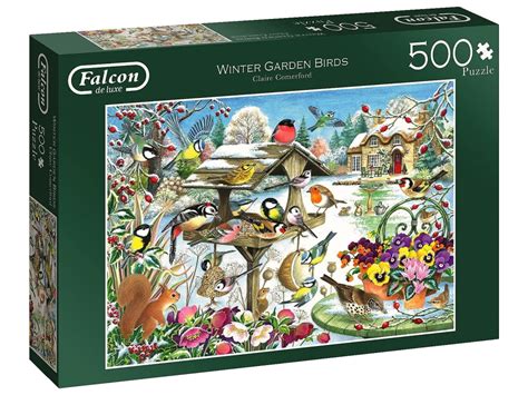 › bird puzzles for adults. WINTER GARDEN BIRDS 500 PIECE JIGSAW PUZZLE (JUM11183)