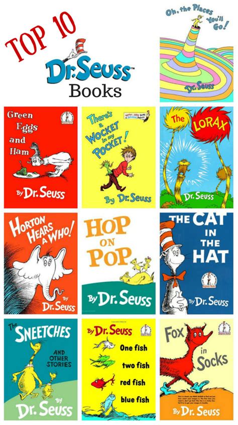 Top 10 Dr Seuss Books Be A Fun Mum