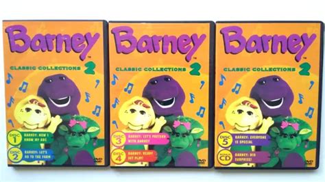 Barney The Dinosaur Kids Childrens Tv Show Dvd Set 6x £2485 Picclick Uk