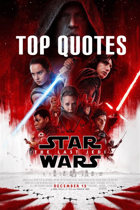 How does writer/director rian johnson's sequel measure up to what's come before in a galaxy far, far away? Star Wars: The Last Jedi Quotes - TOP LINES from the movie!