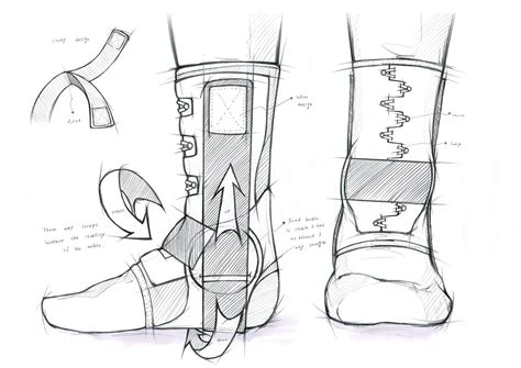 Lp Support Ankle Brace Sketchproduct Design On Behance
