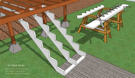 Precut stair stringers save time when installing a deck. How To Assemble Deck-Stair Stringers - Fine Homebuilding