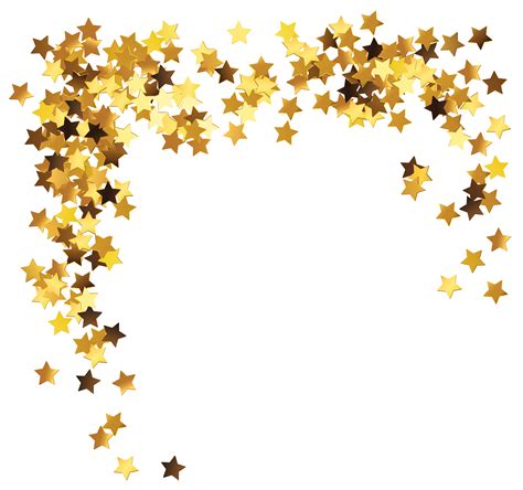 Gold Stars Decoration Clipart Picture Clipartix