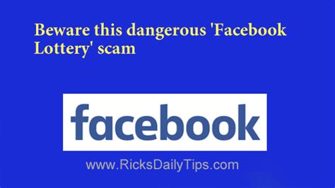 Scam Alert Beware This Dangerous Facebook Lottery Scam