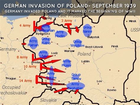 Invasion Map Of Poland 1939