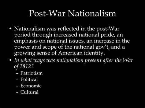 Ppt The War Of 1812 And The Rise Of Nationalism Powerpoint