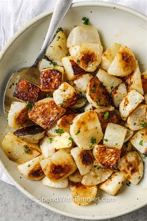Simple Roasted Turnips Freezer Friendly Spend With Pennies