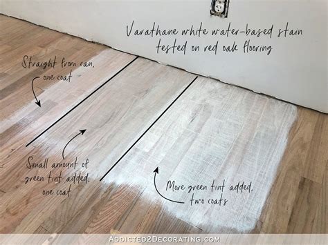 Applying waterborne bona traffic hd finish on 5 wide, #2 white oak flooring. Testing Whitewash Finishes On Red Oak Hardwood Flooring ...