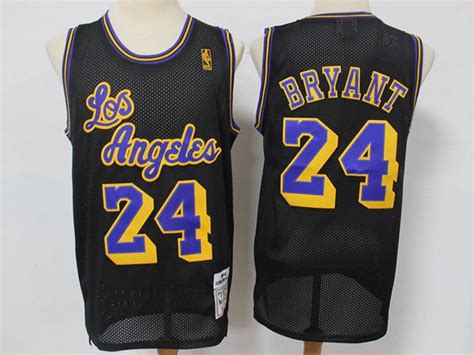 Ecseller Official Mens Nba Los Angeles Lakers 24 Kobe Bryant Black
