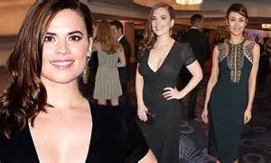 Hayley Atwell And Olga Kurylenko Step Out In Plunging Gowns At The
