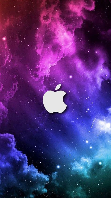 Iphone Galaxy Wallpaper Apple Logo Wallpaper Iphone
