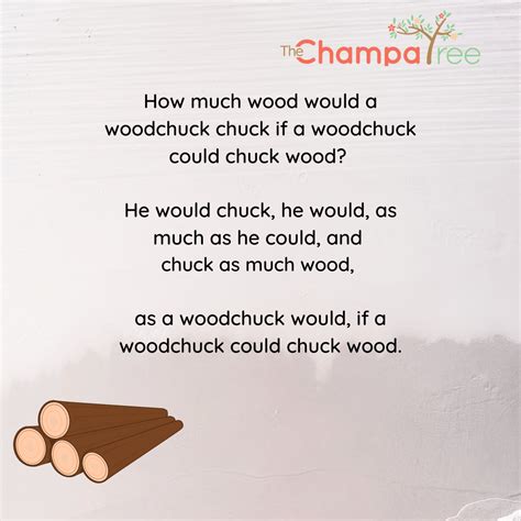Tongue Twisters In English Perfect English With Fun The Champa Tree