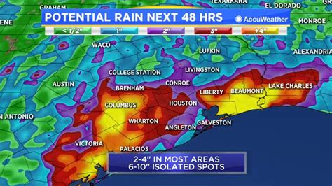 Houston Weather: Tropical disturbance sends moisture to SE TX bringing high rain chances to the ...