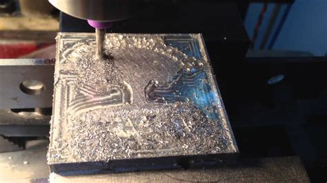 Aluminum Engraving With Cnc Micromill Youtube