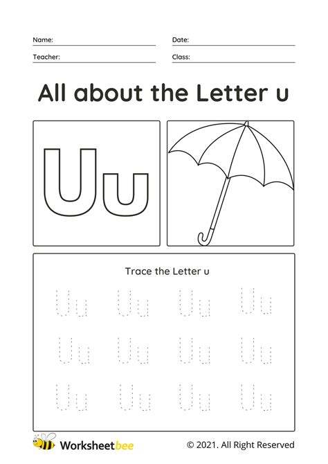 Printable A Size Uppercase Letters U Worksheet Letter W Worksheets Hot Sex Picture